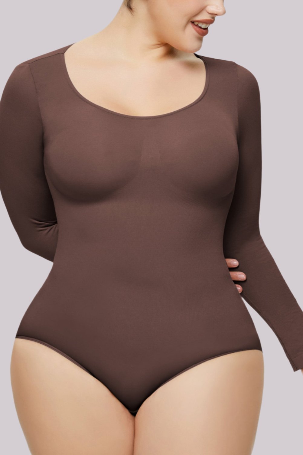 Comfit™ Amber – Premium Long-Sleeve Bodysuit