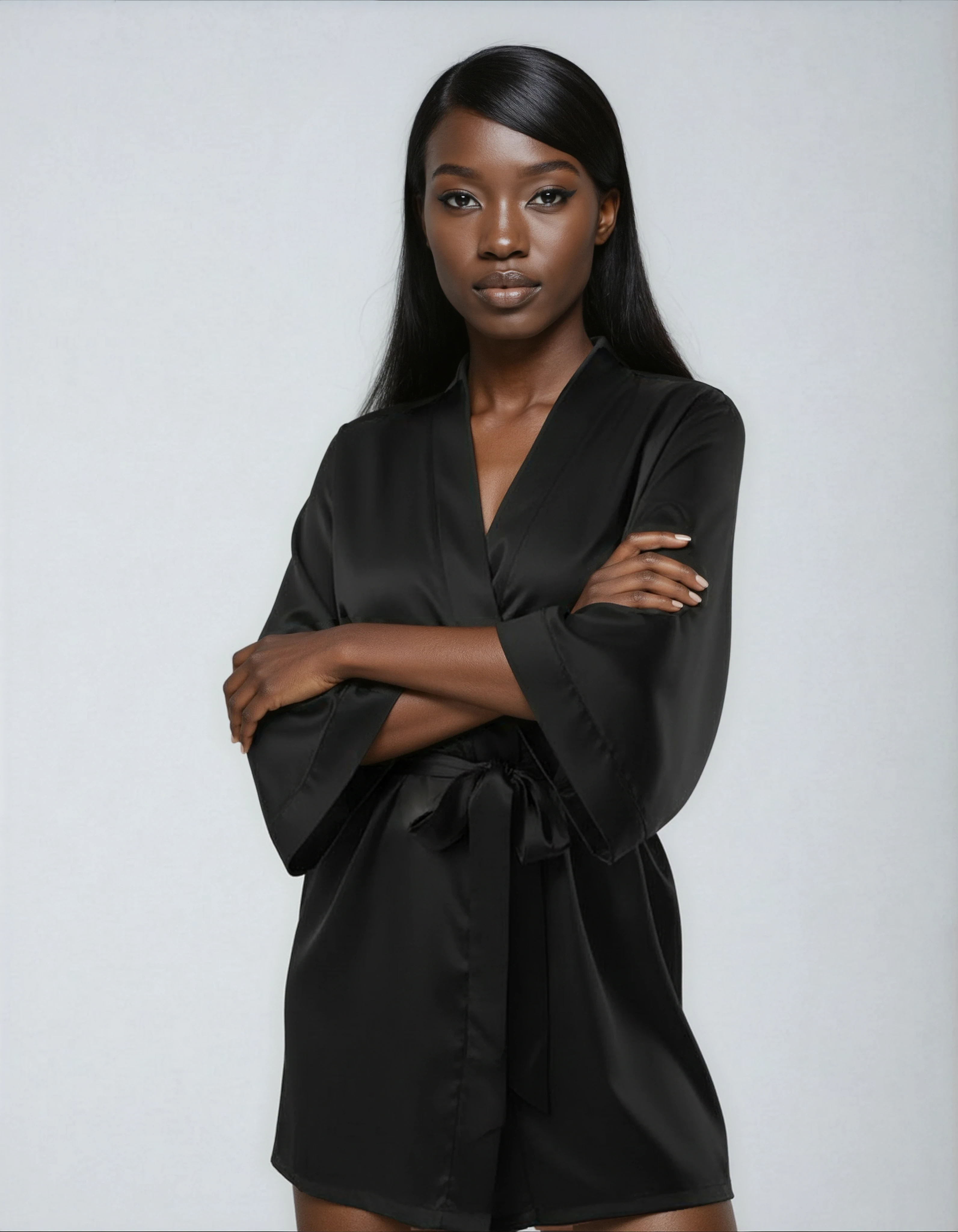 Comfit™ - Luxury Satin Kimono